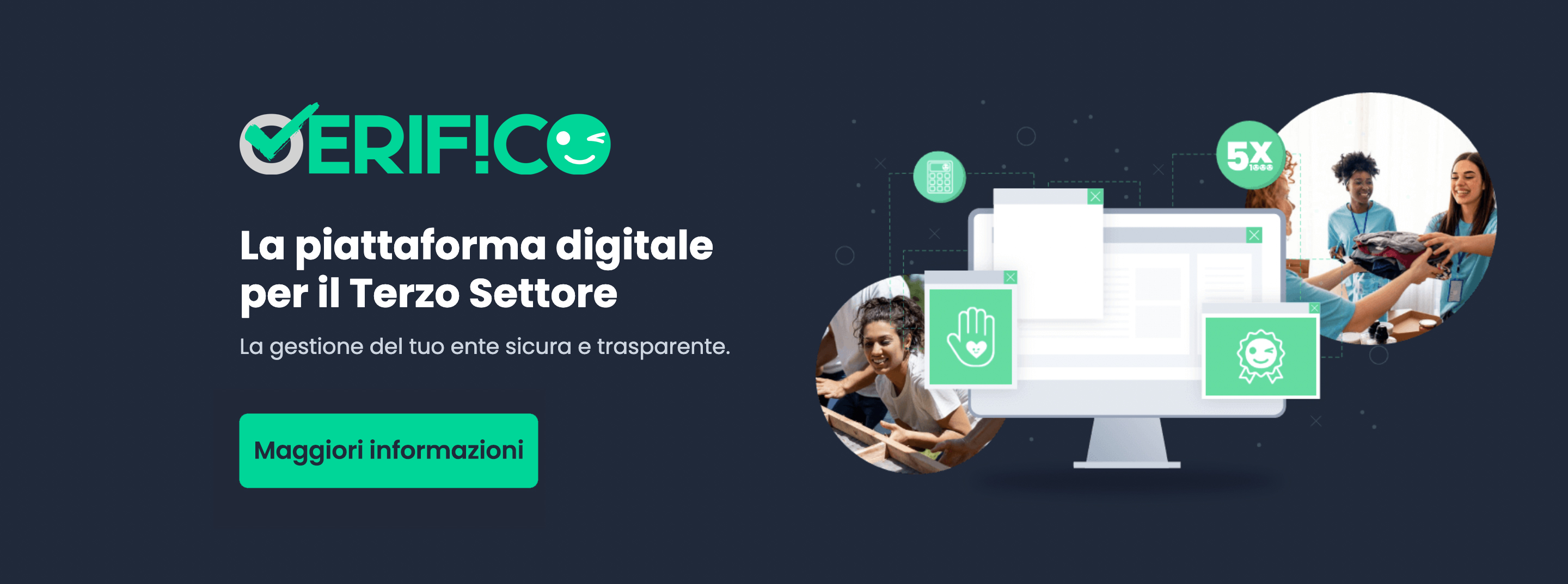 veryfico - Gli strumenti digitali del Terzo Settore