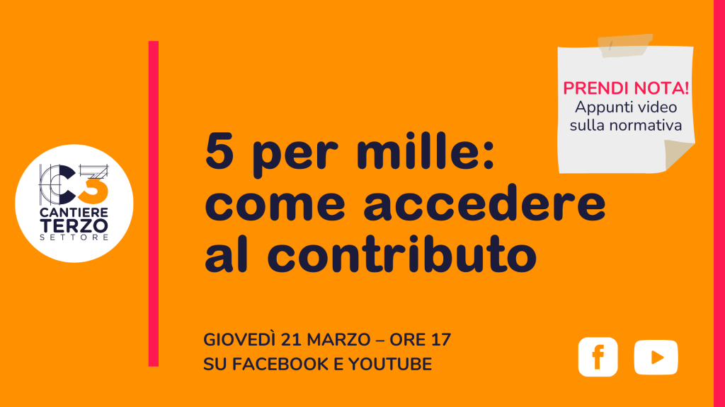 5 per mille come accedere contributo